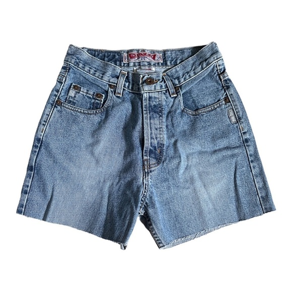 Silver Jeans Blue 100% Cotton Classic Cutoff Shorts Size 27 - Picture 1 of 6